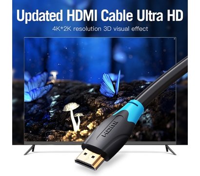 Изображение 3 Кабель мультимедийный Vention HDMI-HDMI, 1 м, v2.0 — AACBF