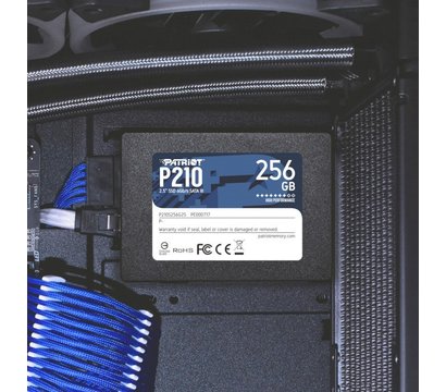 Изображение 4 Накопитель SSD Patriot P210 256GB 2.5 SATAIII TLC — P210S256G25, Емкость накопителя: 256 ГБ