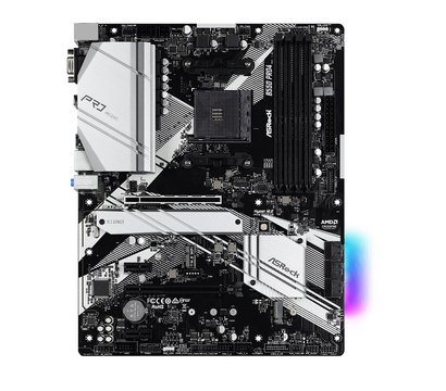 Зображення 2 Материнська плата ASRock B550 Pro4 (sAM4, AMD B550, PCI-Ex16)