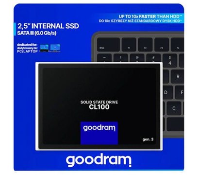 Изображение 4 Накопитель SSD GoodRAM CL100 480GB 2.5 SATA III TLC — PR-CL100-480-G3