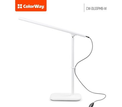 Зображення 3 Світлодіодний LED світильник ColorWay CW-DL03PMB-W White