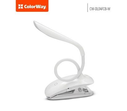 Зображення 3 LED світильник ColorWay CW-DL04FCB-W White на 1.5 Вт