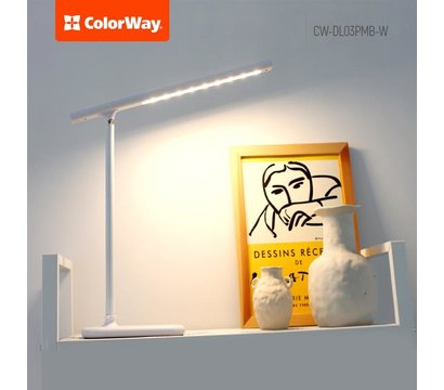 Зображення 5 Світлодіодний LED світильник ColorWay CW-DL03PMB-W White