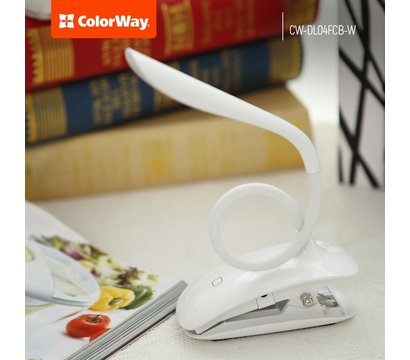 Зображення 5 LED світильник ColorWay CW-DL04FCB-W White на 1.5 Вт