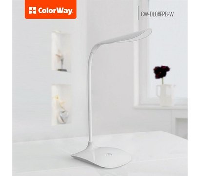 Зображення 5 LED світильник ColorWay CW-DL06FPB-W White для приміщень