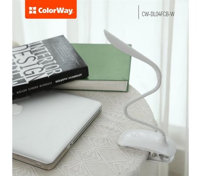 Зображення 6 LED світильник ColorWay CW-DL04FCB-W White на 1.5 Вт