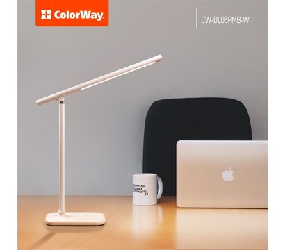 Зображення 10 Світлодіодний LED світильник ColorWay CW-DL03PMB-W White