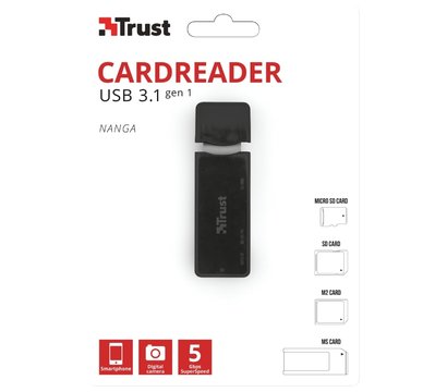 Изображение 3 Картридер Trust Nanga USB 3.1 - 21935