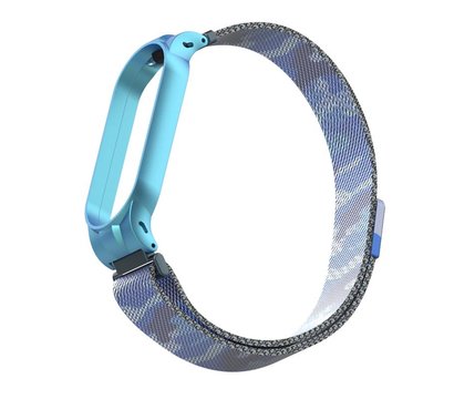 Зображення 2 Ремінець  Armorstandart Milanese Magnetic Band для Xiaomi Mi Band 5 Khaki Blue — ARM56856