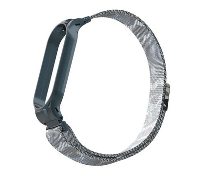 Зображення 2 Ремінець  Armorstandart Milanese Magnetic Band для Xiaomi Mi Band 5 Khaki White — ARM56857