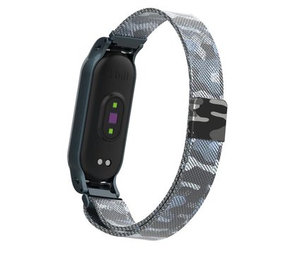 Зображення 4 Ремінець  Armorstandart Milanese Magnetic Band для Xiaomi Mi Band 5 Khaki White — ARM56857