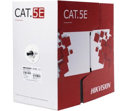 Изображение 2 Кабель витая пара HikVision UTP-cat.5e 4x2x0.5 Cu уличный (медь) 305м