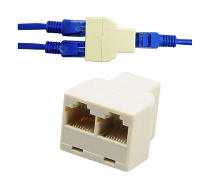 Изображение 3 Разветвитель Atcom 8P8C- RJ-45 1 port to 2 port — 12450 (1 шт.)