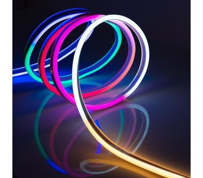 Зображення 3 LED гнучкий неон Prolum 5050-60 IP68 24V RGB FULL COLOR IC1903, RGB під 24В