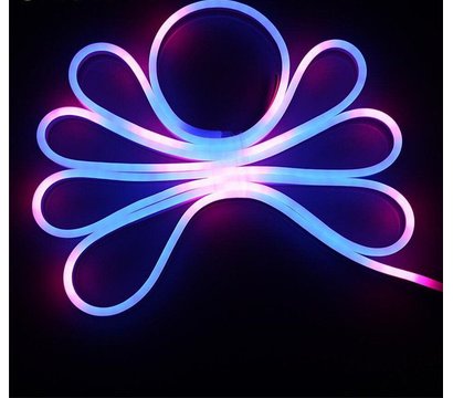 Зображення 4 LED гнучкий неон Prolum 5050-60 IP68 24V RGB FULL COLOR IC1903, RGB під 24В