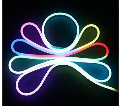 Зображення 6 LED гнучкий неон Prolum 5050-60 IP68 24V RGB FULL COLOR IC1903, RGB під 24В