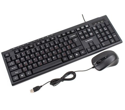 Изображение 2 Комплект мышь + клавиатура Gembird KBS-UM-03-UA USB Black