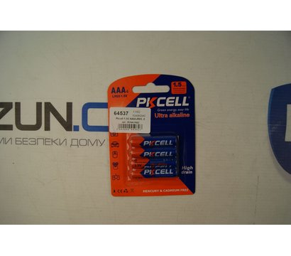 Зображення 2 Батарейка Pkcell 1.5V AAA/LR03, 4 шт. (блистер)