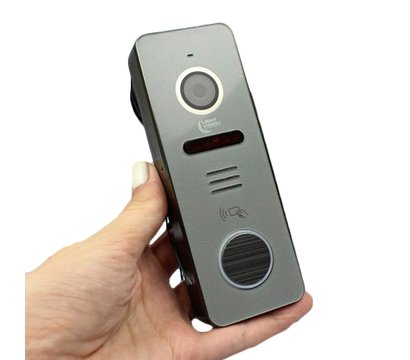 Изображение 4 Панель вызова LightVision Rio FHD (RF) Silver под накладной монтаж, Цвет корпуса: серебристый