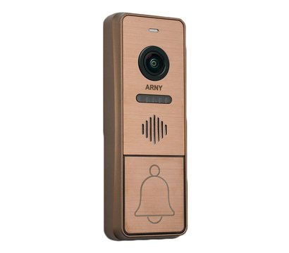 Изображение 2 Вызывная видеопанель Arny AVP-NG420 (1 Mpx) Bronze, Цвет корпуса: бронзовый