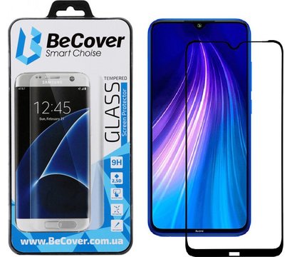 Изображение 2 Защитное стекло BeCover для Xiaomi Redmi Note 8T Black - 704525