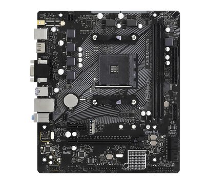 Зображення 2 Материнська плата ASRock A520M-HVS (sAM4, AMD A520, PCI-Ex16)