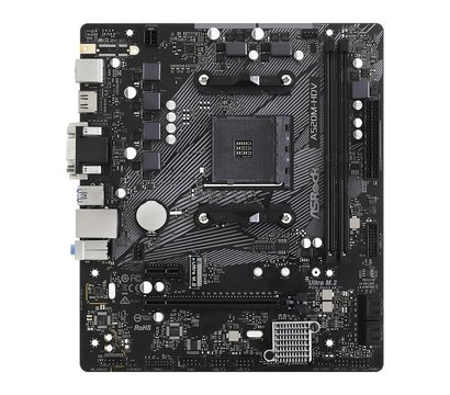 Изображение 2 Материнская плата ASRock A520M-HDV (sAM4, AMD A520, PCI-Ex16)