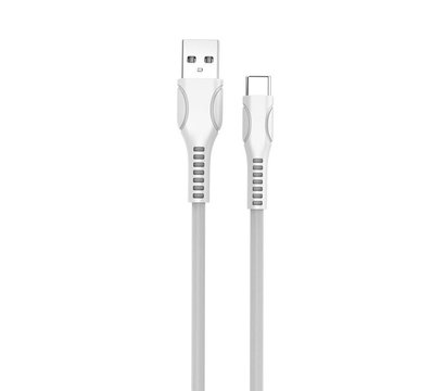 Изображение 2 Кабель ColorWay USB-USB Type-C (line-drawing), 2.4А, 1м, White — CW-CBUC029-WH