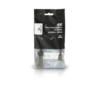 Изображение 2 Адаптер Cablexpert MiniDisplayPort-HDMI, black — A-mDPM-HDMIF4K-01