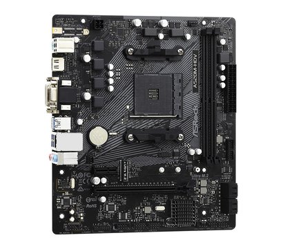 Изображение 3 Материнская плата ASRock A520M-HDV (sAM4, AMD A520, PCI-Ex16)