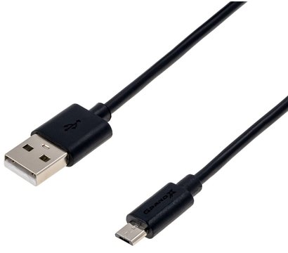 Изображение 3 Кабель Grand-X USB-microUSB, Cu, 2.5м Black — PM025B