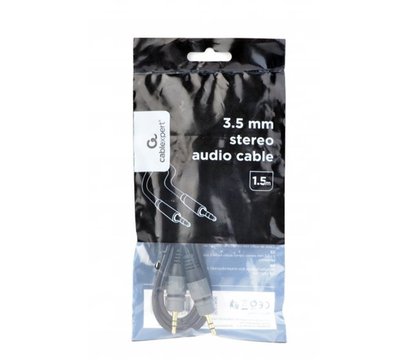 Изображение 2 Аудио кабель Cablexpert CCAP-3535MM-1.5M 1.5 м, black