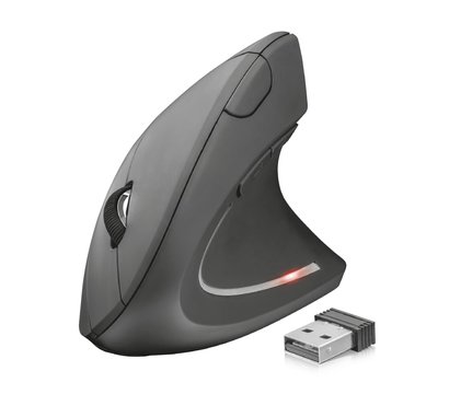 Изображение 3 Мышь Trust Verto Ergonomic WL Black — 22879