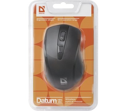 Зображення 4 Миша Defender Datum MM-265 USB Black — 52265)
