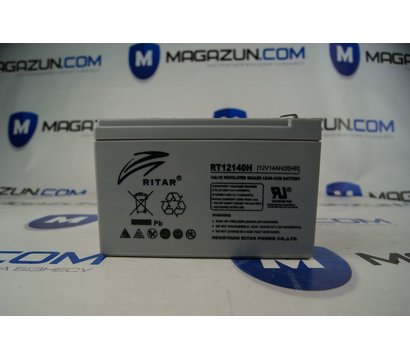 Зображення 2 Свинцево-кислотний акумулятор Ritar RT12140H, 12V 14.0Ah, Ємність (Аг): 14 А·год