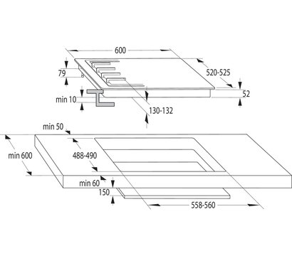 Зображення 4 Варильна поверхня Gorenje GCE691BSC