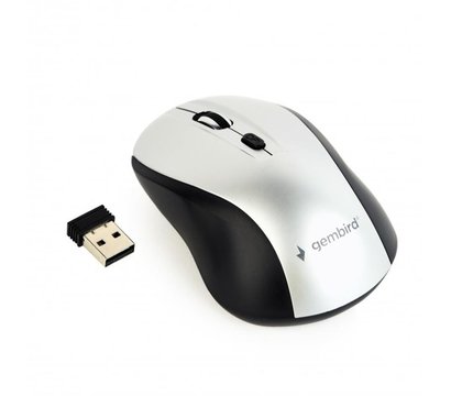 Изображение 2 Мышь Gembird MUSW-4B-02-BS USB Black/Silver