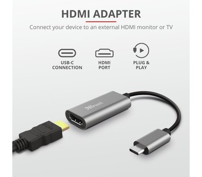 Зображення 9 Перехідник Trust Dalyx USB-C to HDMI Adapter — 23774