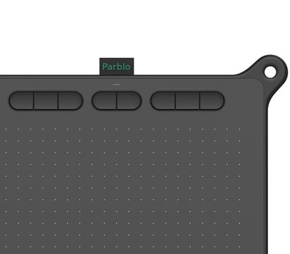 Зображення 4 Графічний планшет Parblo Ninos M Black