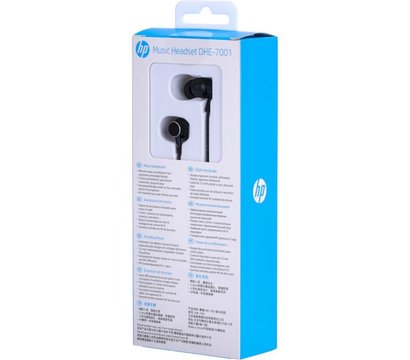 Зображення 4 Навушники HP DHE-7001 Black вбудований в кабель