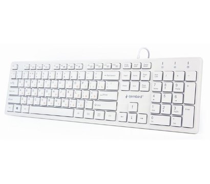 Изображение 2 Клавиатура Gembird KB-MCH-03-W-UA USB White