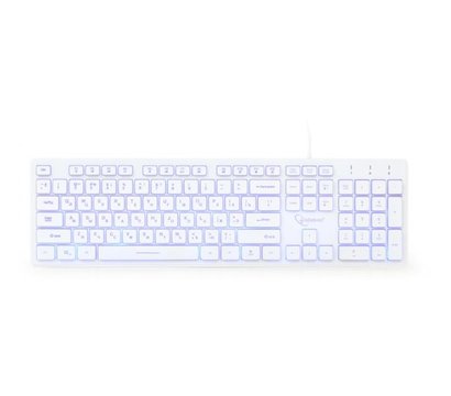 Изображение 2 Клавиатура Gembird KB-UML3-01-W-UA USB White