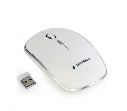 Зображення 2 Миша Gembird MUSW-4B-01-W USB White
