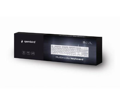 Изображение 4 Клавиатура Gembird KB-MCH-03-W-UA USB White