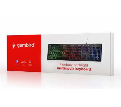 Зображення 4 Клавіатура Gembird KB-UML-01-UA USB Black