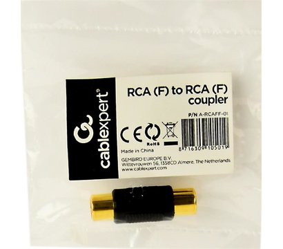 Изображение 2 RCA бочка Cablexpert A-RCAFF-01 (1 шт.)