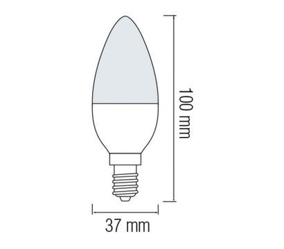Изображение 2 LED лампа Horoz Electric Ultra-6 6W 4200K E14 480Lm на 80 лм/Вт