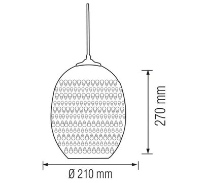 Изображение 2 LED светильник Horoz Electric Quantum Oval Chrome на