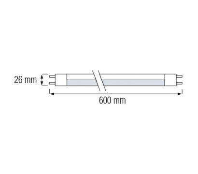 Изображение 2 LED лампа Horoz Electric Led Tube-60 9W 6400K G13 750Lm на 72 Вт