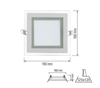 Зображення 2 Світлодіодний LED світильник Horoz Electric Maria-12 6400K White